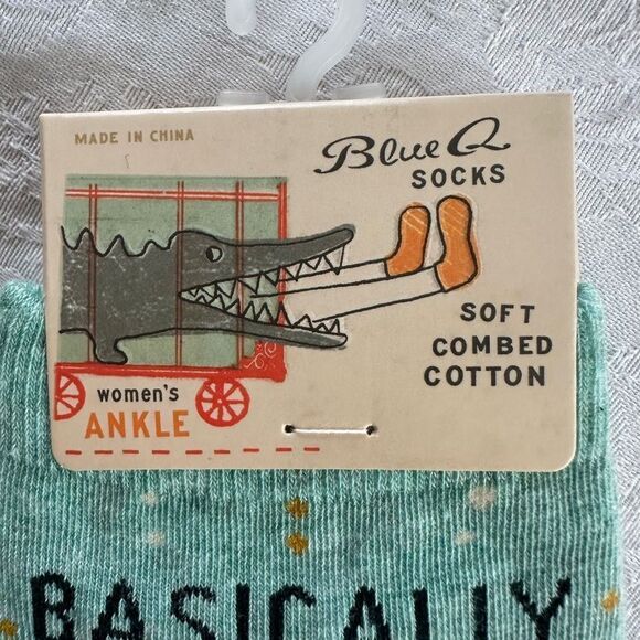 Blue Q Womens Cotton Ankle Socks Basically Psychic - Picture 5 of 6